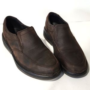 Cabelas Leather Waterproof Mocs Brown Men's Size 8 EE EUC/LIKE NEW